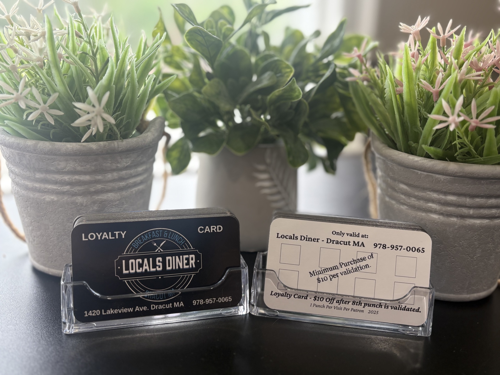 Locals Diner Loyalty Card