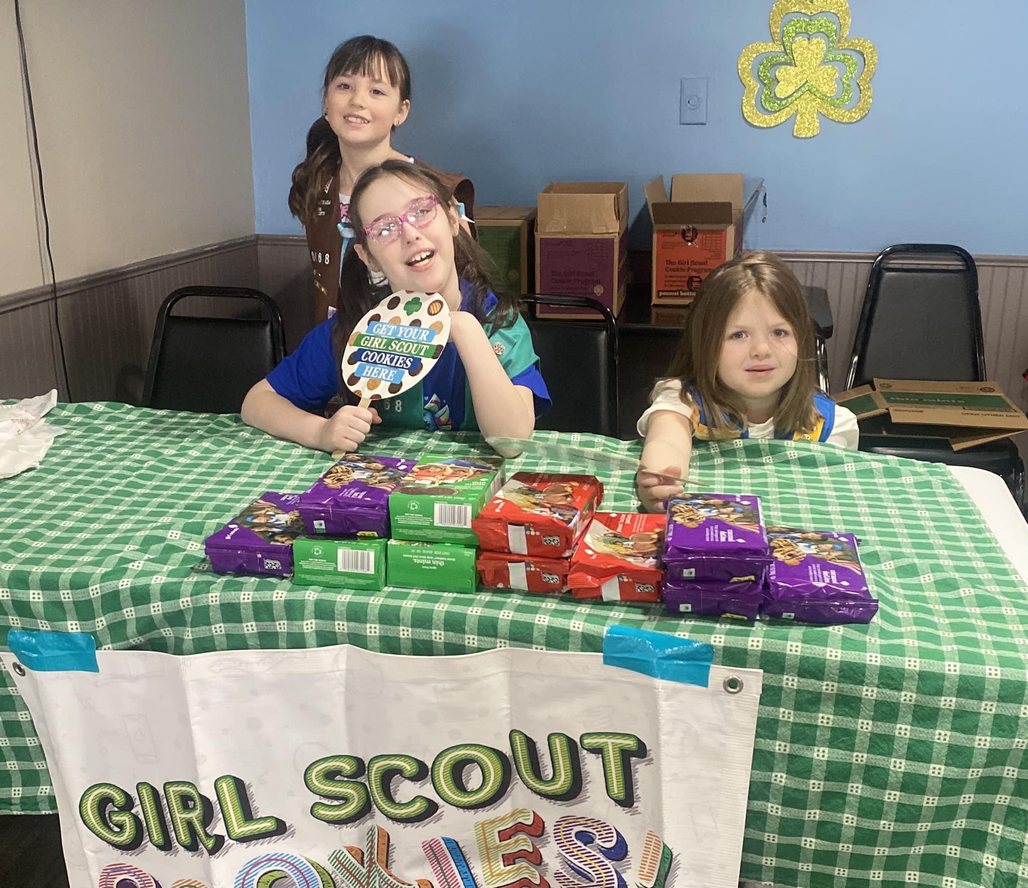 Girl Scouts at Locals Diner